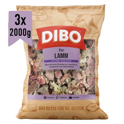 DIBO Frostfutter Lamm 3 x 2 kg