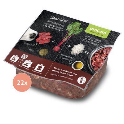 proCani Lamm Menü