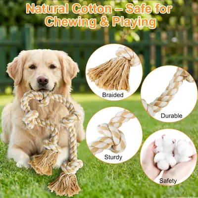 XXL-Knotenseil 89 cm - indestructible, für große Hunde