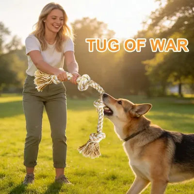 XXL-Knotenseil 89 cm - indestructible, für große Hunde