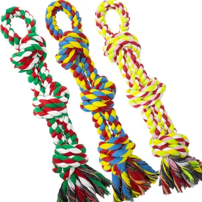 Jouets de Noël en corde pour chien pour mâcheurs agressifs de grande taille