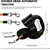 3 m lange Doppel-Einziehleine, 360°-LED, 30 LB