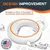 Laisse rétractable mains libres 3m 360° orange Laisse rétractable mains libres 3m 360° orange