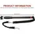 Laisse vélo chien acier nylon 45cm 78cm Laisse vélo chien acier nylon 45cm 78cm