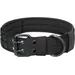 HausPets Hundehalsband Nylon Schwarz XL Patch Training