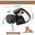 Doppelte einziehbare Leine 3 m, 30 lb, braun, mit LED