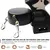 Doppelte einziehbare Leine 3 m, 30 lb, braun, mit LED