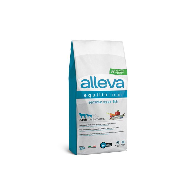 Alleva - Croquettes Chien Adulte - Equilibrium Sensitive Poisson