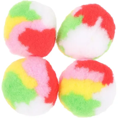 4 balles peluche chat interactives chasser mâcher 4 balles peluche chat interactives chasser mâcher