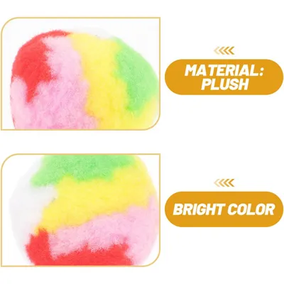 4 balles peluche chat interactives chasser mâcher 4 balles peluche chat interactives chasser mâcher