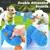 HausPets Jouet Chien Oie Peluche Couineur Froissé Mâcher