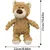 HausPets Jouet Chien Ours Peluche Incassable Indestructible 21cm