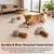 HausPets Lot 4 Jouets Chien Peluche Couineur Expressif