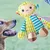 HausPets Jouet Chien Peluche Couineur Mâcher