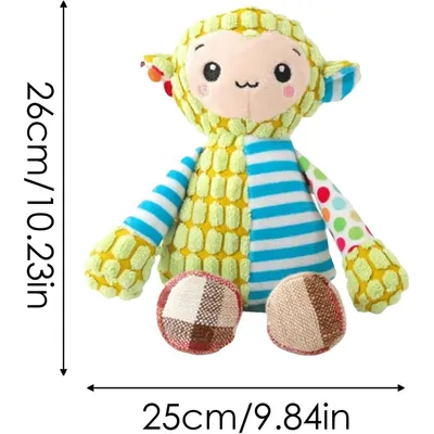 HausPets Jouet Chien Peluche Couineur Mâcher