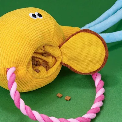 HausPets Jouet Chien Théière Peluche Corde Interactive
