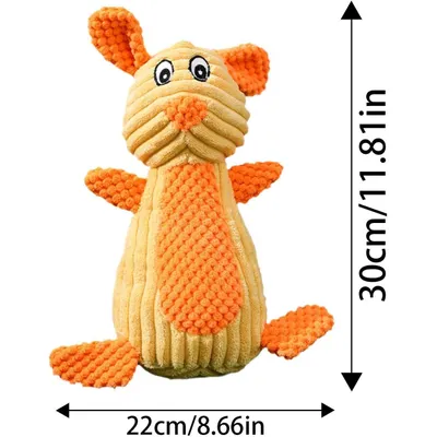 HausPets Jouet Chien Peluche Sonore Dentition HausPets Jouet Chien Peluche Sonore Dentition