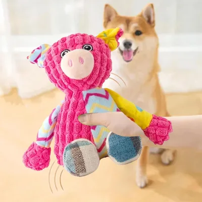 HausPets Jouet Chien Peluche Couineur Mâcher HausPets Jouet Chien Peluche Couineur Mâcher