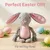 HausPets Peluche de perro conejito de Pascua con cuerda rosa HausPets Peluche de perro conejito de Pascua con cuerda rosa