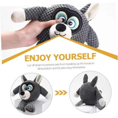 HausPets Jouet Chien Peluche Sonore Mâcher Dent HausPets Jouet Chien Peluche Sonore Mâcher Dent