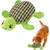 HausPets Jouet Chien Peluche Tortue Couineur à Mâcher