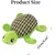 HausPets Jouet Chien Peluche Tortue Couineur à Mâcher