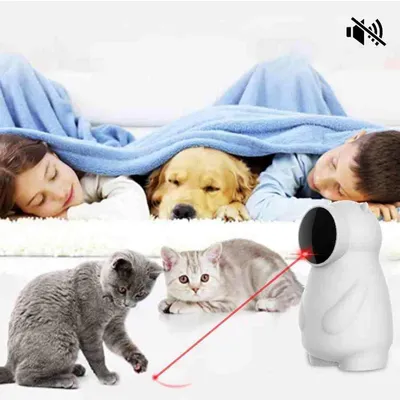 Jouet chat LED interactif 3 vitesses rechargeable Jouet chat LED interactif 3 vitesses rechargeable
