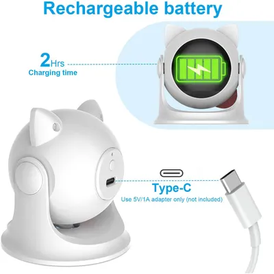Jouet chat automatique 3 vitesses rechargeable USB Jouet chat automatique 3 vitesses rechargeable USB