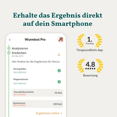 vetevo Wurmtest Pferd