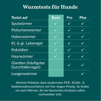 vetevo Wurmtest Hund