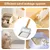 HausPets Pelle Litière Chat Acier Inoxydable Bois