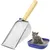HausPets Katzenstreu-Schaufel Metall Holzgriff 5mm Robust