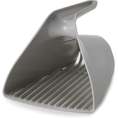 HausPets Pelle Litière Chat Plastique Gris