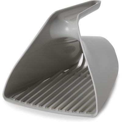 HausPets Pelle Litière Chat Plastique Gris