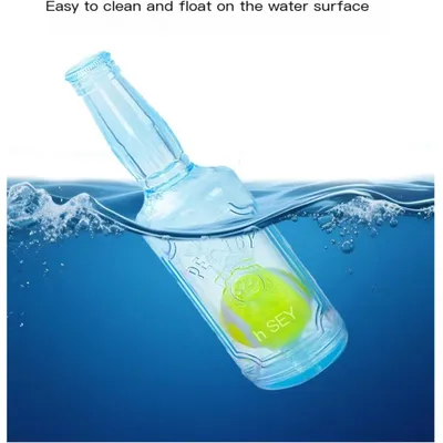 HausPets Kauspielzeug-Flasche mit Rassel und Tennisball