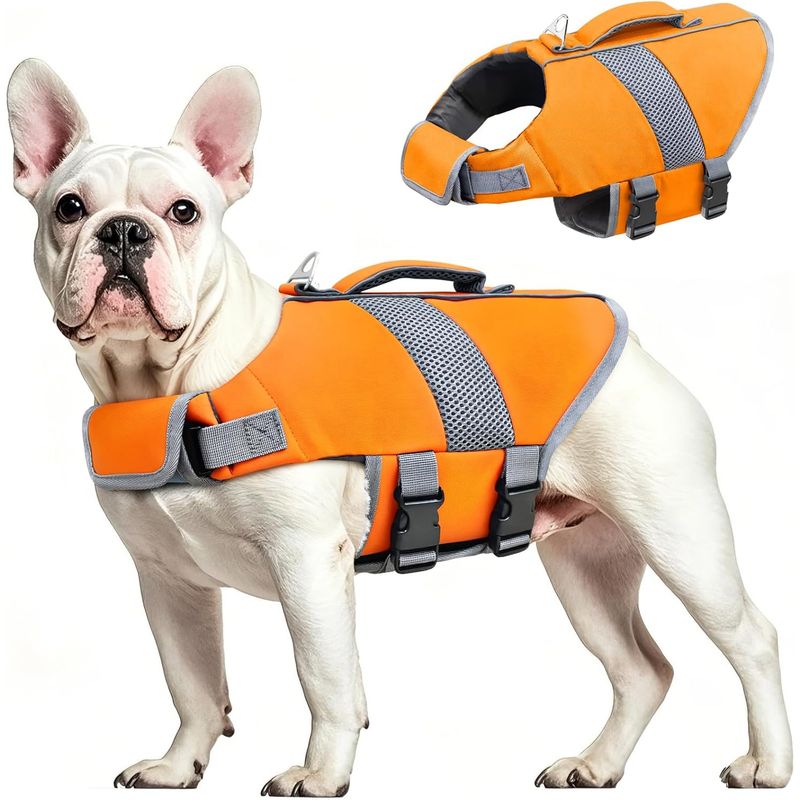 HausPets Hai Rettungsweste Hoher Auftrieb XL Orange