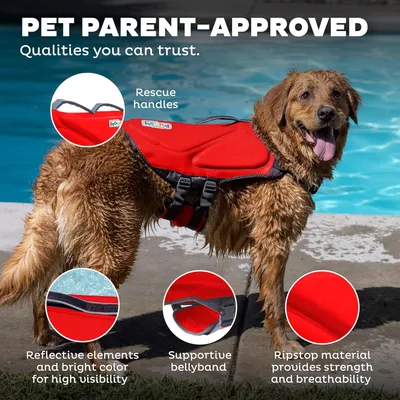 HausPets Rettungsweste Hund Rot Größe L HausPets Rettungsweste Hund Rot Größe L