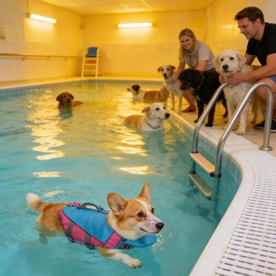 HausPets Chaleco salvavidas reflectante flotante para perros
