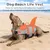 HausPets Chaleco salvavidas reflectante naranja para perros, talla XL