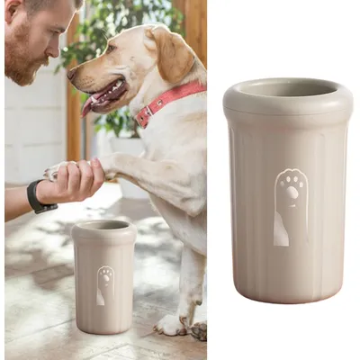 HausPits Tragbarer Pfotenreiniger Hund Schlamm Becher