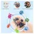 HausPets Nettoyeur Pattes Chien Chat Silicone Rose