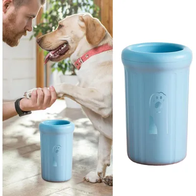 HausPets 360° Pfotenwäscher Hund Tragbar Abnehmbar