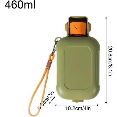 HausPets Wasserflasche Hund 460ML Auslaufsicher Reise HausPets Wasserflasche Hund 460ML Auslaufsicher Reise
