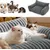 HausPets Waschbares Hundebett Grau 60x45cm Orthopädisch