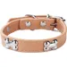HausPets Hundehalsband Kunstleder Gepolstert Khaki S