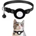 HausPets Katzenhalsband Reflektierend AirTag Nylon Verstellbar
