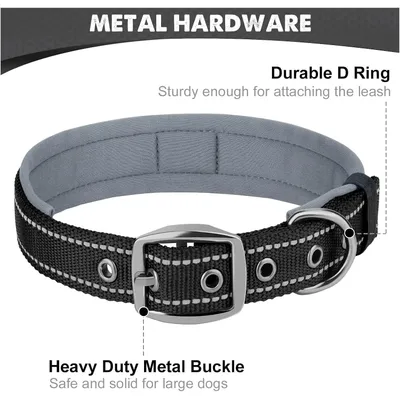 HausPets Hundehalsband Nylon Verstellbar Glatt Blau-Grün XL Klein Mittel HausPets Hundehalsband Nylon Verstellbar Glatt Blau-Grün XL Klein Mittel