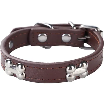 HausPets Hundehalsband Kunstleder Gepolstert Braun S HausPets Hundehalsband Kunstleder Gepolstert Braun S