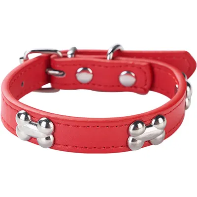 HausPets Hundehalsband Kunstleder Gepolstert Rot S HausPets Hundehalsband Kunstleder Gepolstert Rot S