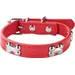 HausPets Hundehalsband Kunstleder Gepolstert Rot S